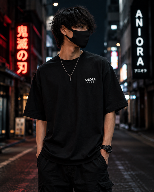 Demon Slayer Tanjiro, Zenitsu & Nezuko | 240 GSM Oversized T-Shirt