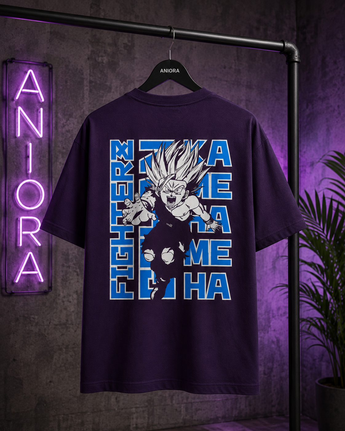 Goku Power Oversized Tee