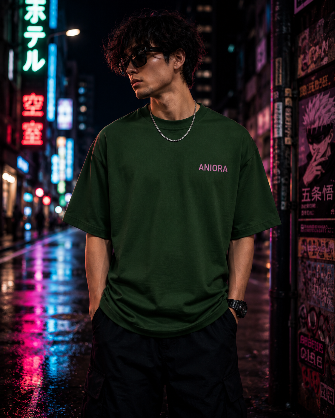Itadori x Sakuna Jujutsu Kaisen Oversized T-Shirt