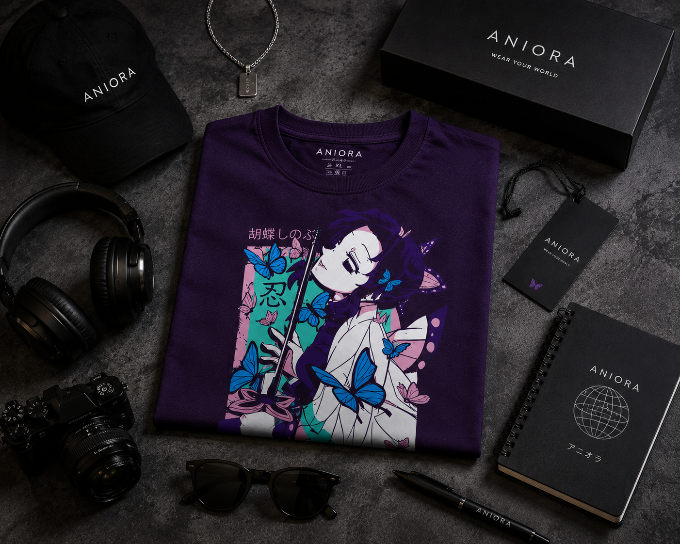 Shinobu Butterfly Oversized T-Shirt