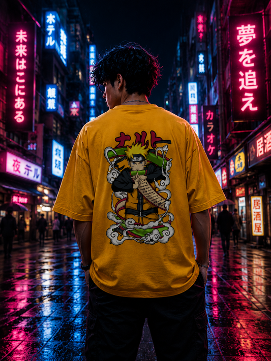 Naruto Sage Mode  Oversized T-Shirt – Premium