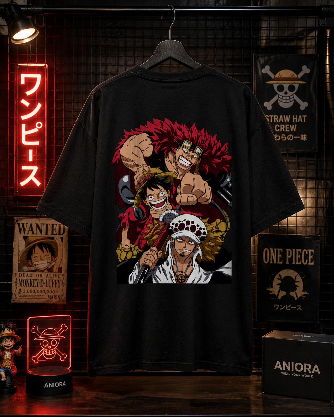 ONE PIECE POWER UNLEASHED 🔥 | Oversized Anime T-Shirt