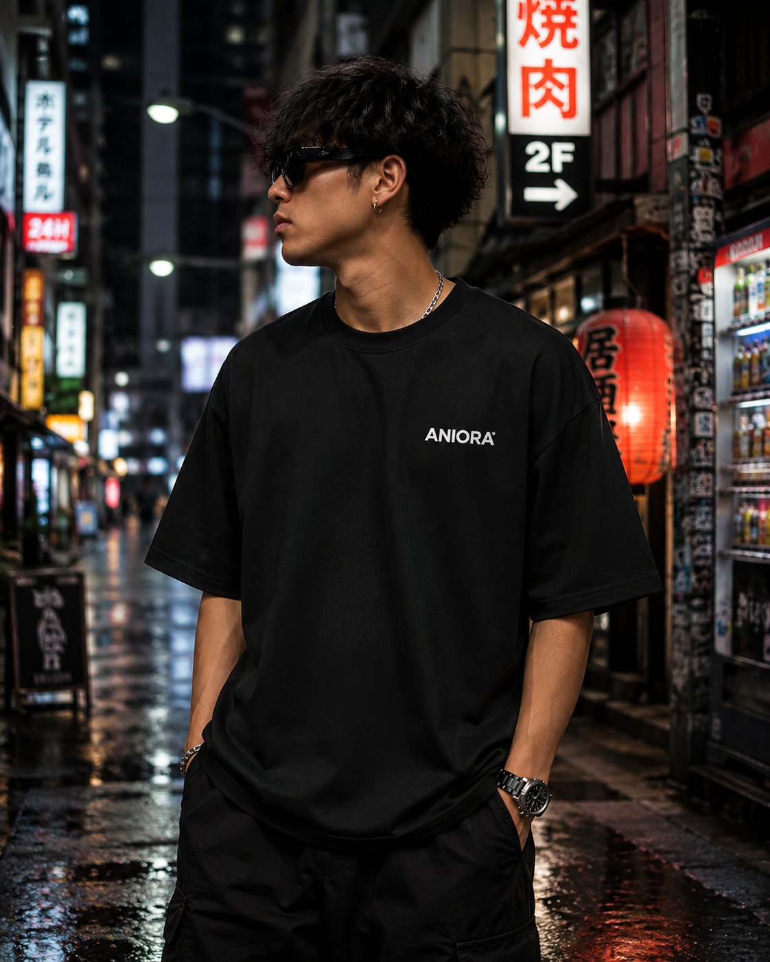 Blue Dragon Anime Oversized Tee