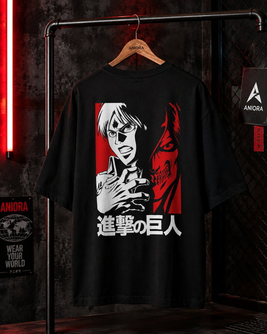 Attack on Titan Oversized T-Shirt | Anime Streetwear
