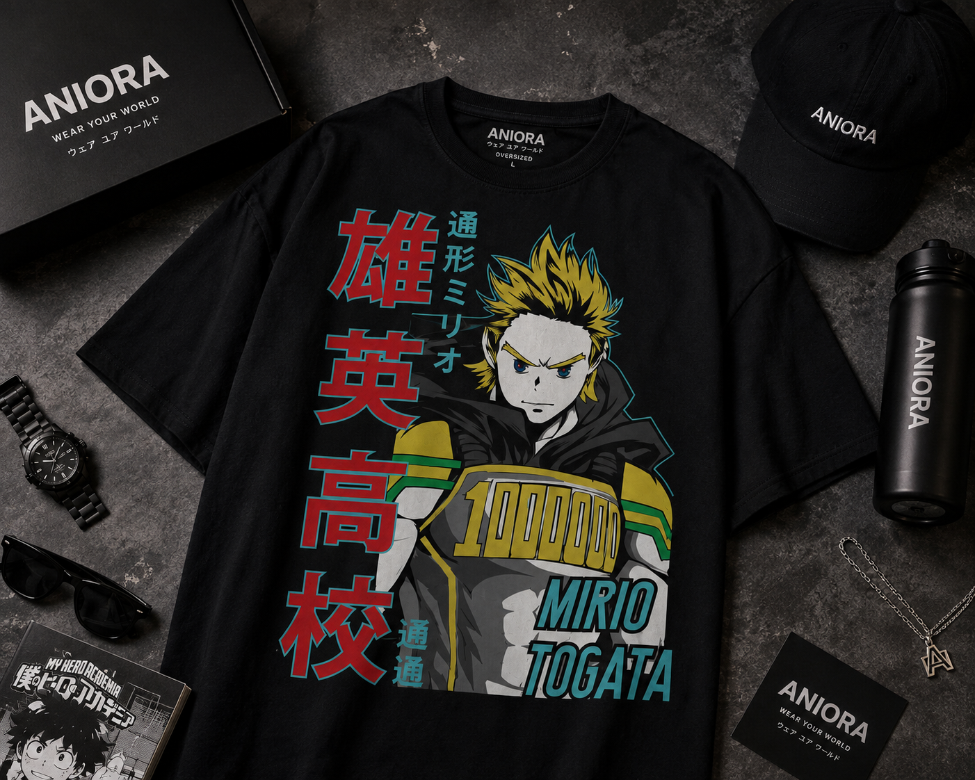 Mirio Togata Anime Oversized T-Shirt