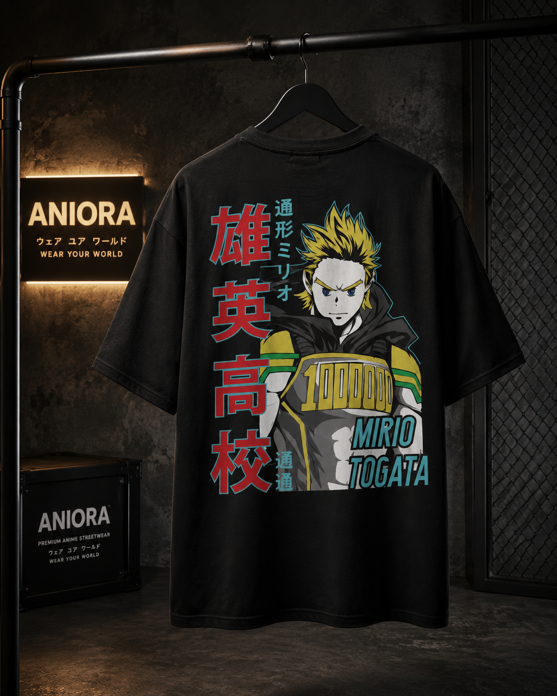 Mirio Togata Anime Oversized T-Shirt