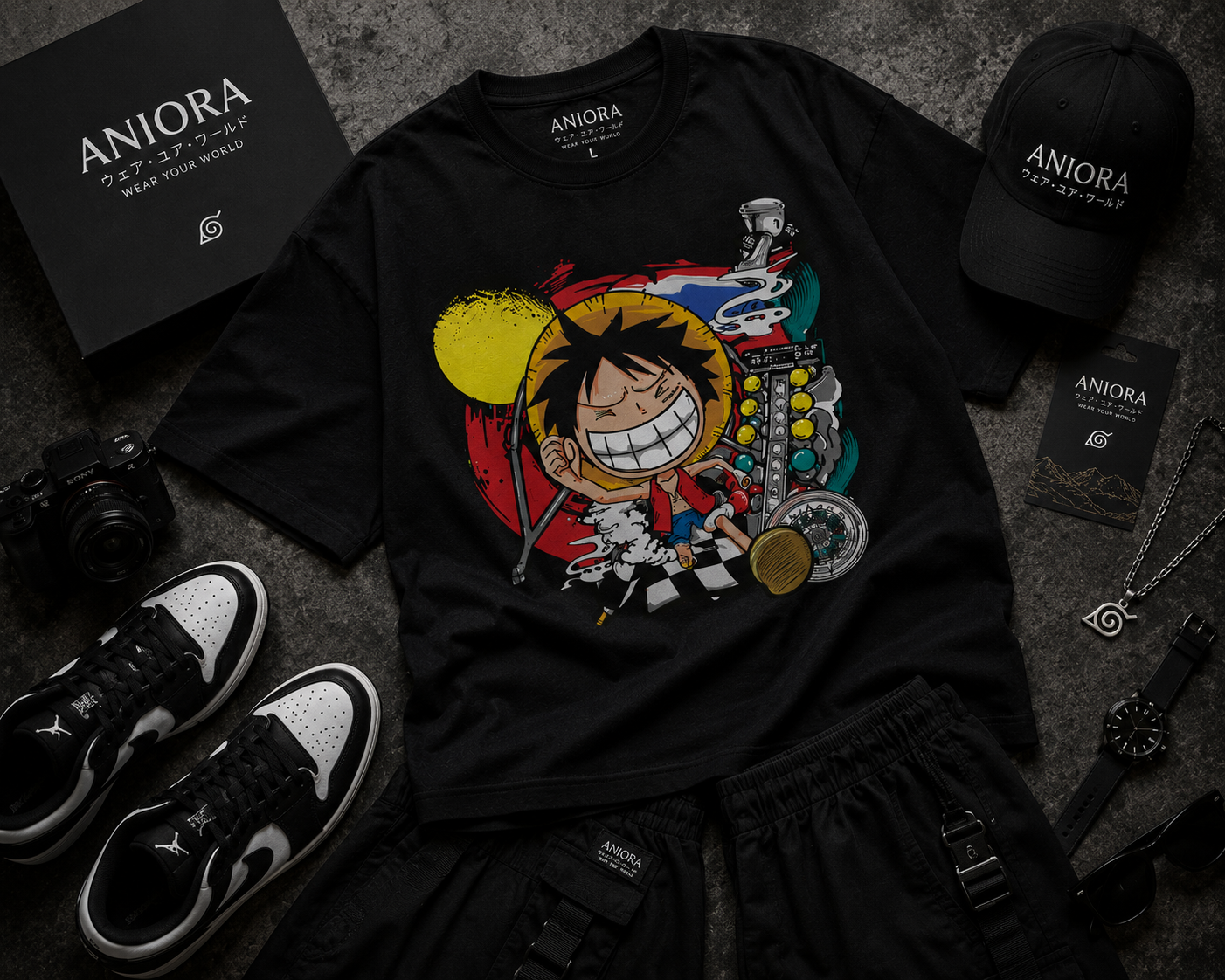 Luffy Vibes Oversized T-Shirt | ANIORA