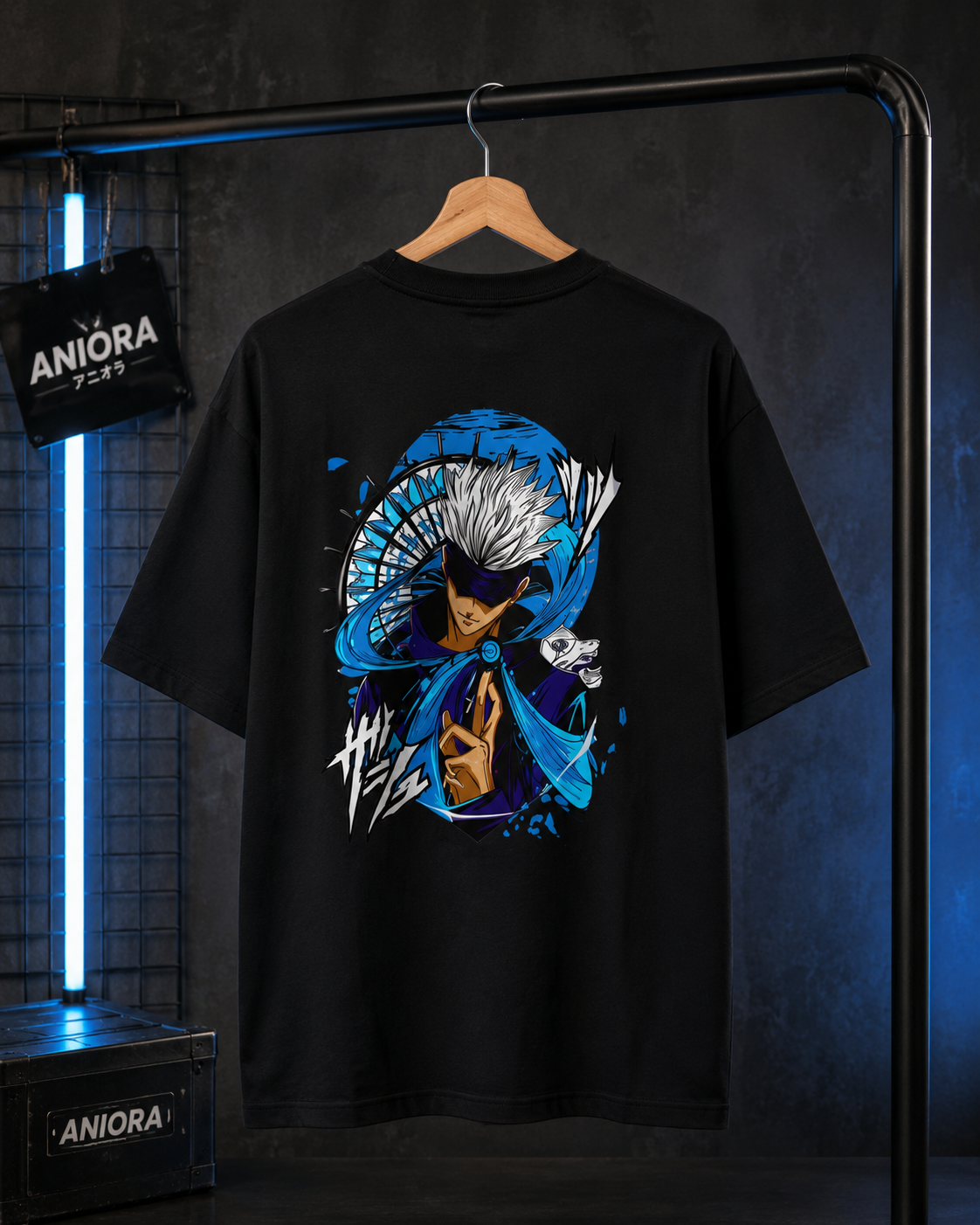 Gojo Anime T-Shirt | Blue Sorcerer Tee