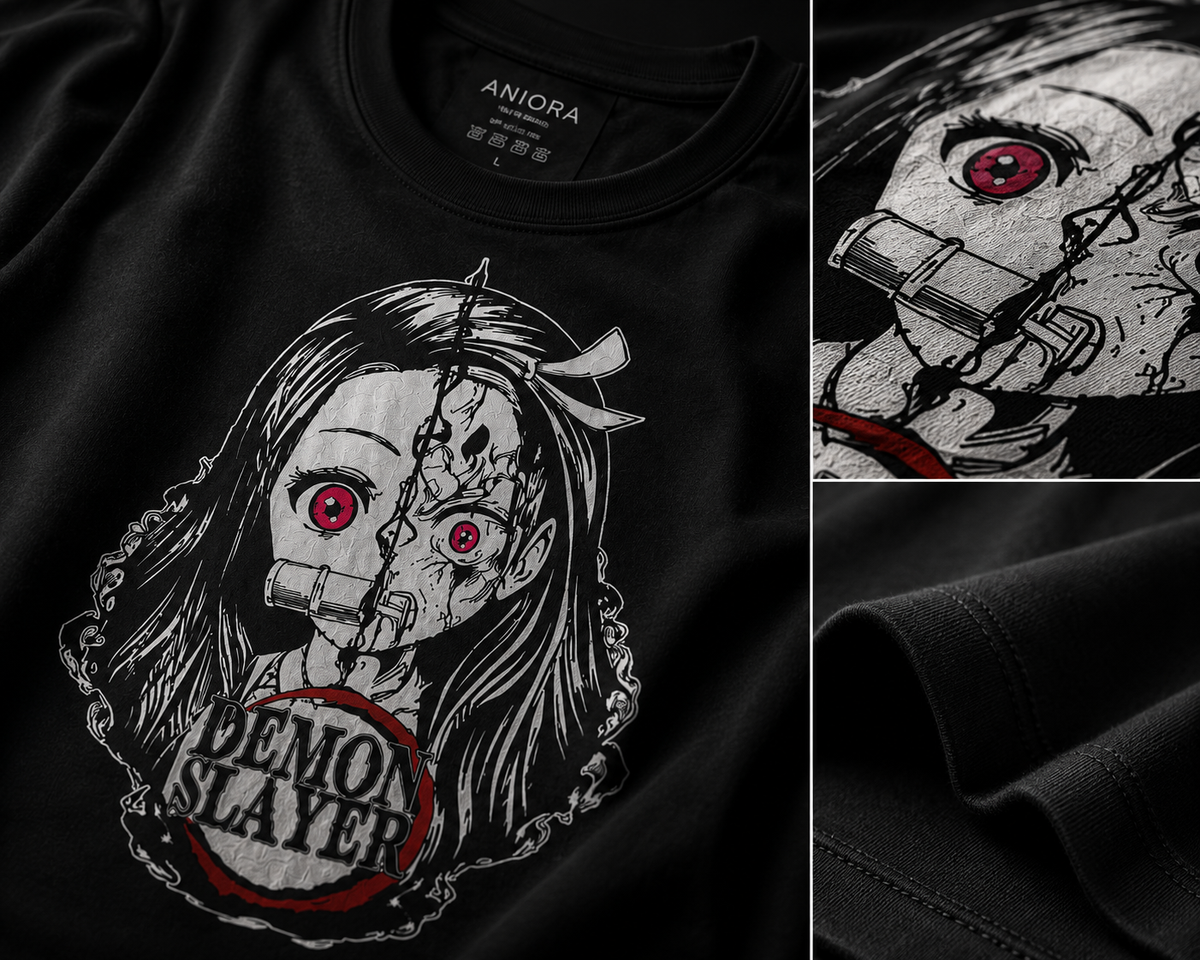 Demon Slayer Nezuko Oversized T-Shirt | Anime Streetwear