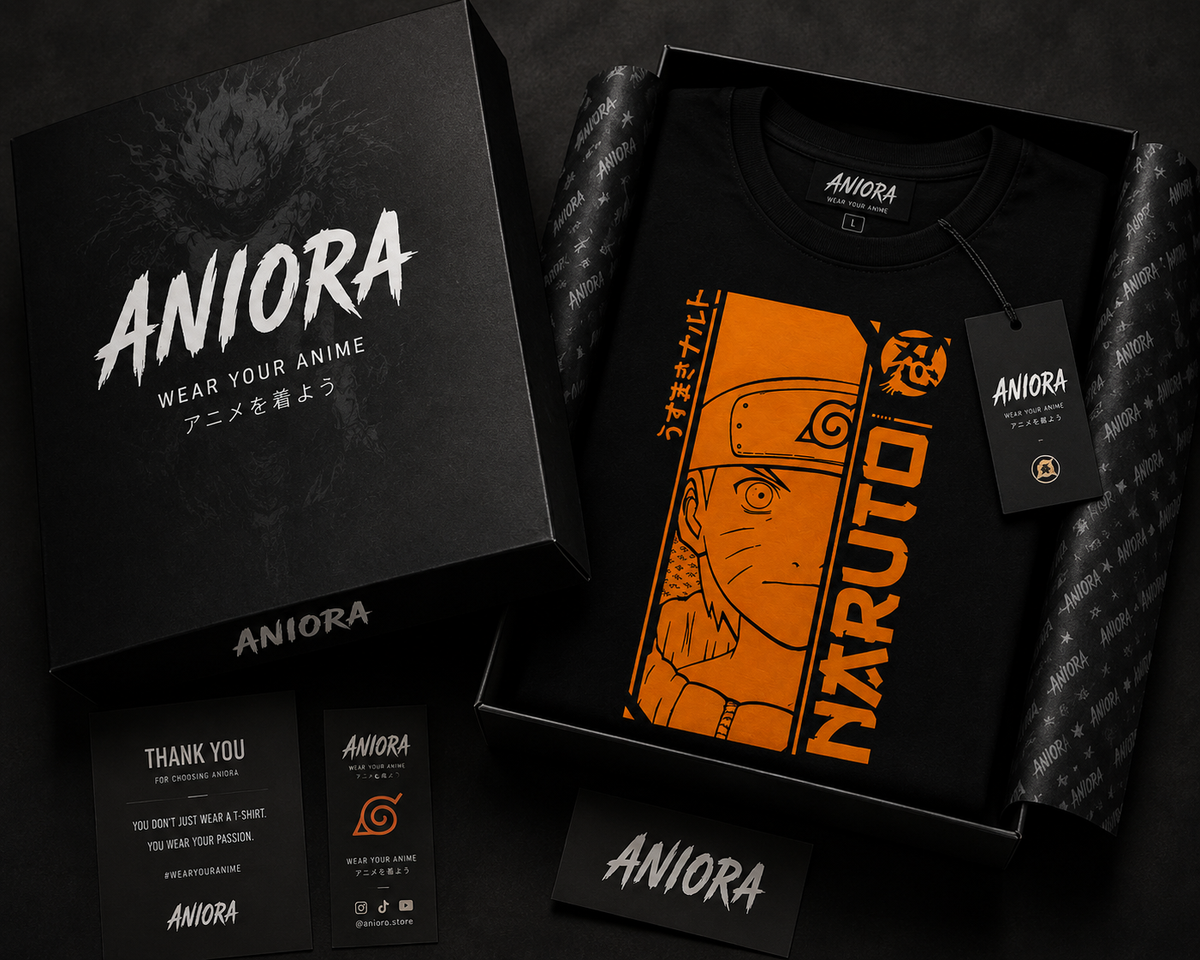 Naruto Uzumaki Oversized T-Shirt – 240 GSM Premium Cotton