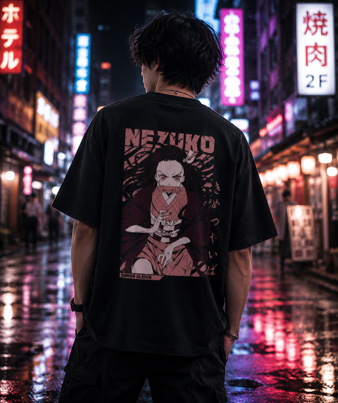 NEZUKO KAMADO OVERSIZED T-SHIRT