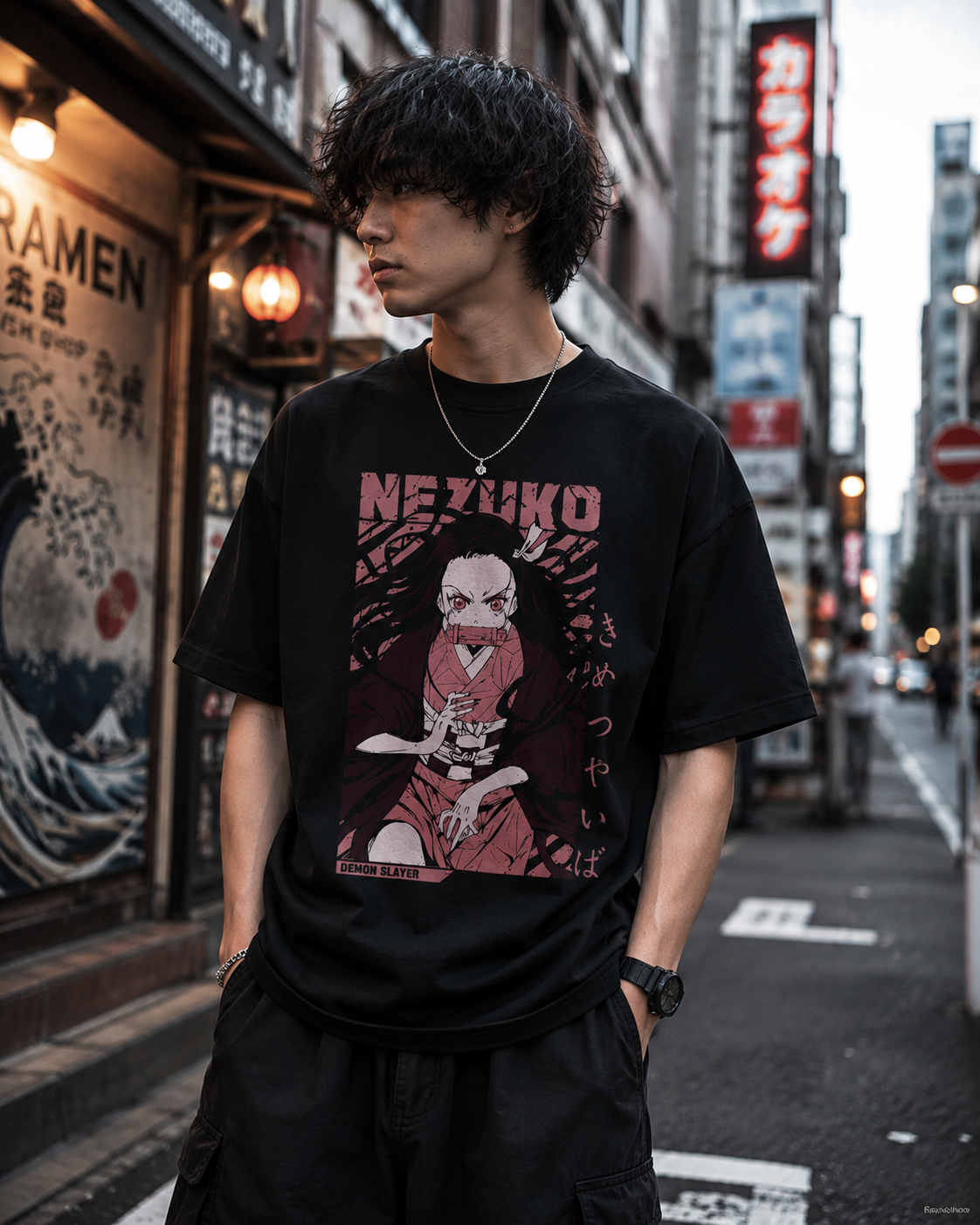 NEZUKO KAMADO OVERSIZED T-SHIRT
