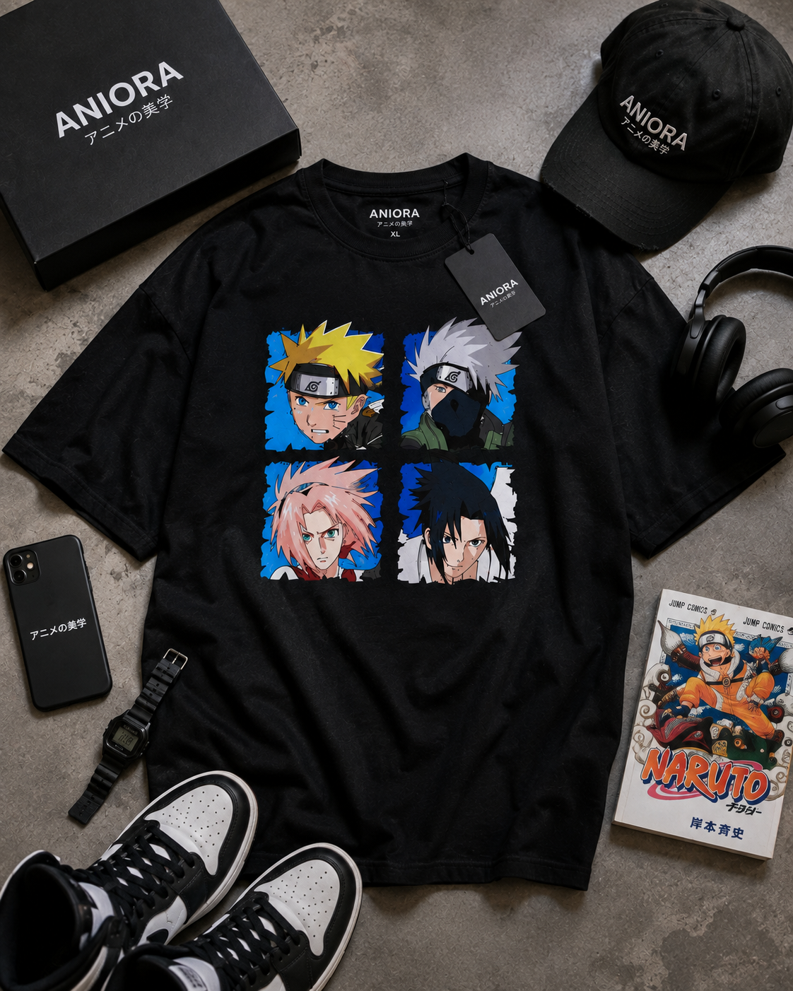 Naruto Legacy Oversized T-Shirt | 240 GSM Premium Cotton