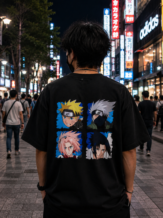 Naruto Legacy Oversized T-Shirt | 240 GSM Premium Cotton