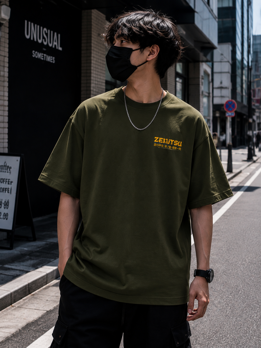 Zenitsu Agatsuma Anime Oversized T-Shirt | Demon Slayer Graphic Tee