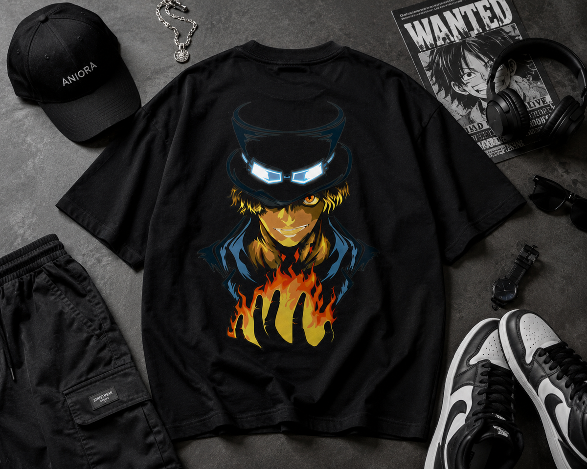 Sabo One Piece Oversized T-Shirt