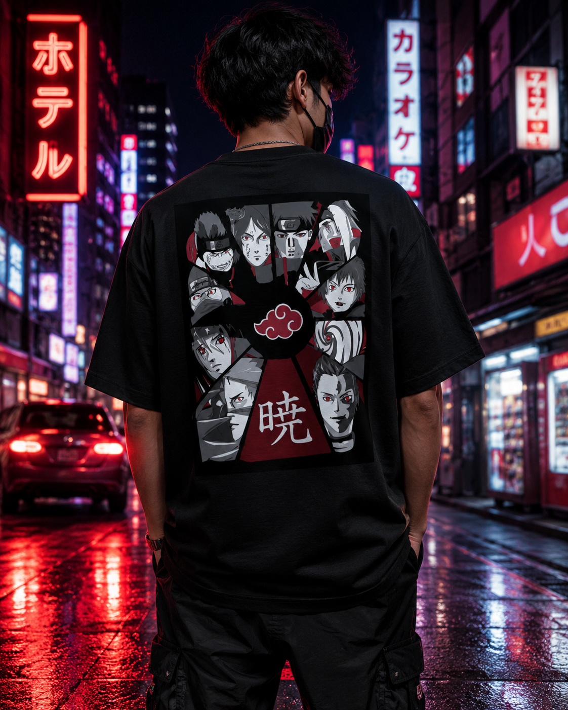 Akatsuki Anime Oversized T-Shirt