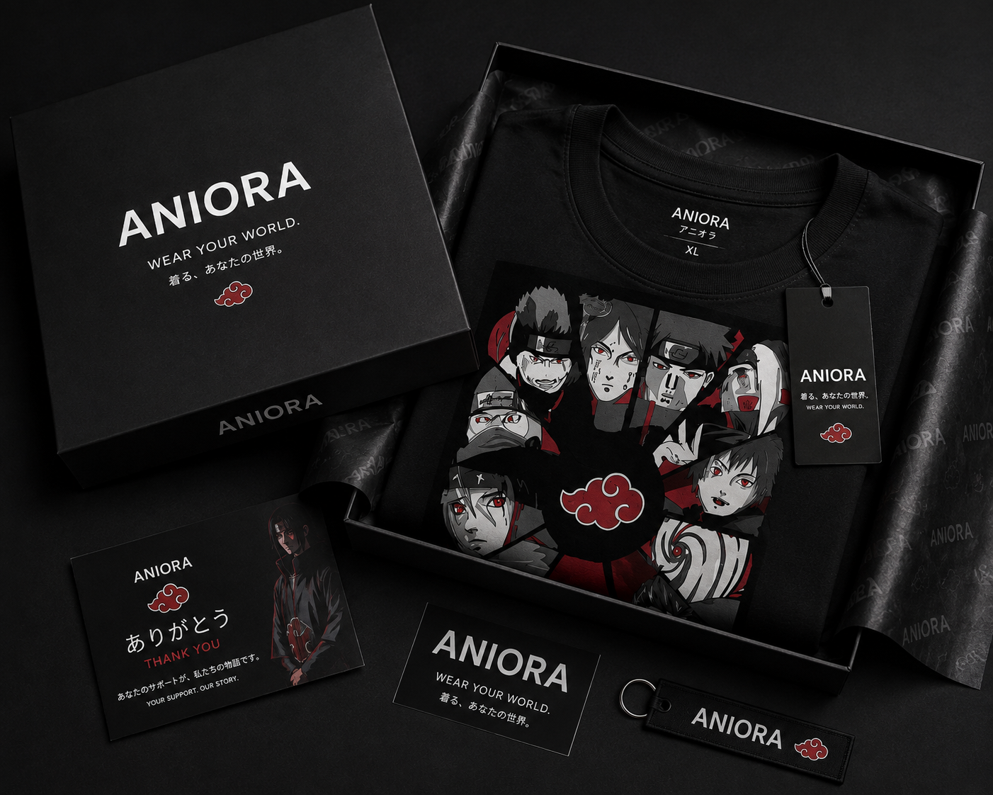 Akatsuki Anime Oversized T-Shirt