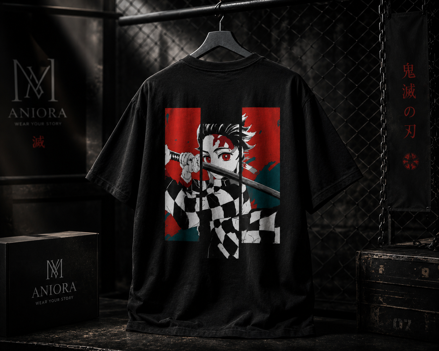 Crimson Blade Oversized T-Shirt | Limited Edition