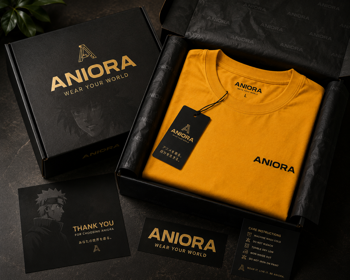 Kimetsu no Yaiba Golden Yellow Anime T-Shirt | ANIORA