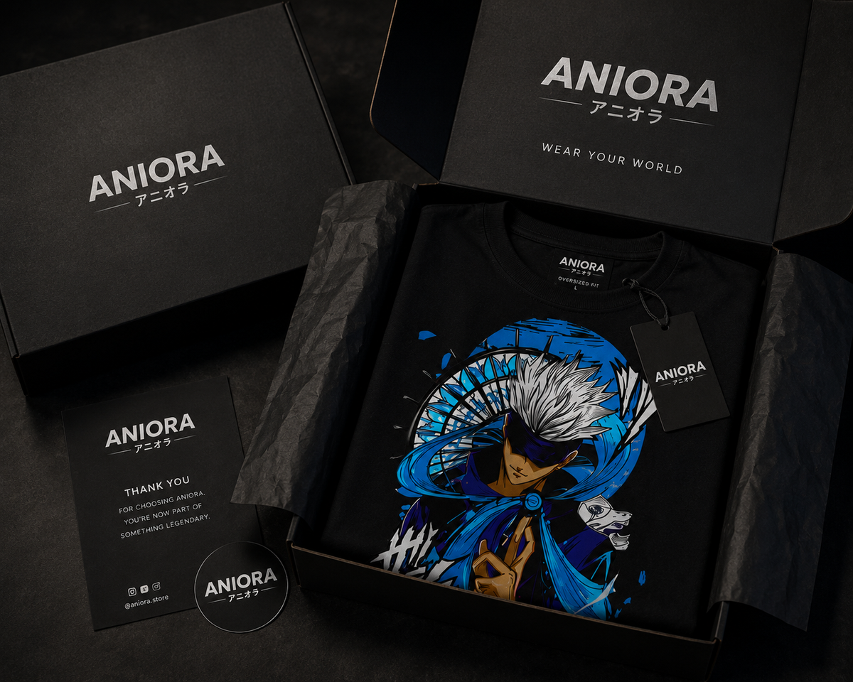 Gojo Anime T-Shirt | Blue Sorcerer Tee