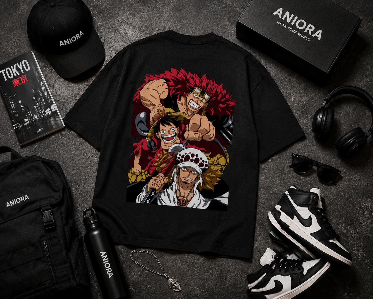 ONE PIECE POWER UNLEASHED 🔥 | Oversized Anime T-Shirt