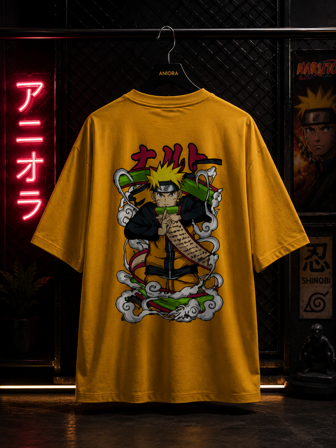 Naruto Sage Mode  Oversized T-Shirt – Premium