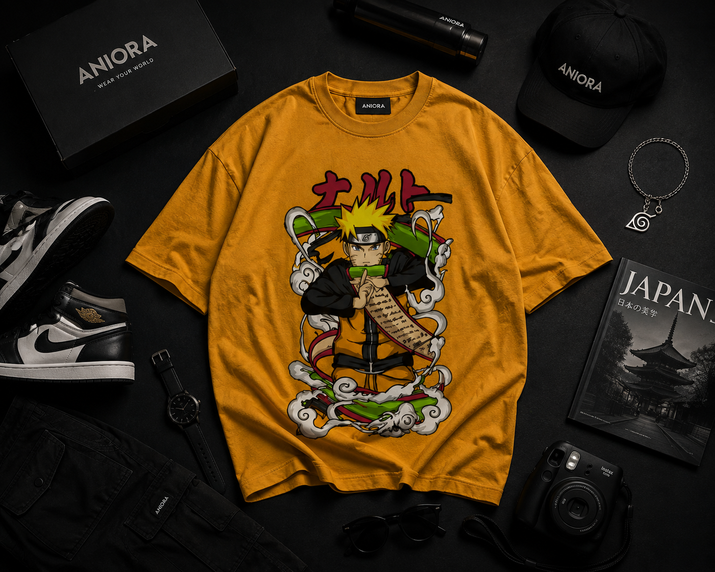 Naruto Sage Mode  Oversized T-Shirt – Premium