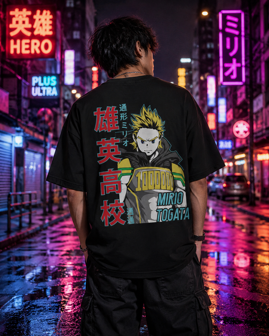 Mirio Togata Anime Oversized T-Shirt